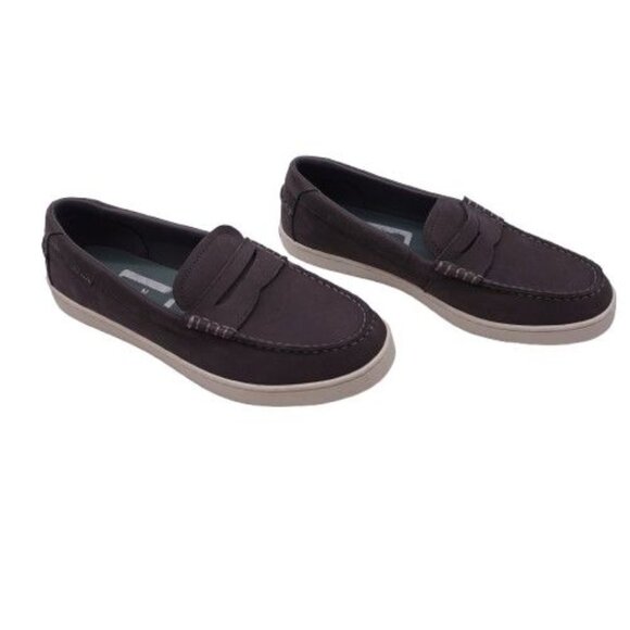 Cole Haan Men's Nantucket Penny Loafer Leather Gray Size 9.5 Slip On C38205 - Picture 1 of 10